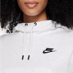 Nike Essentials Side-zip Cropped Hoodie